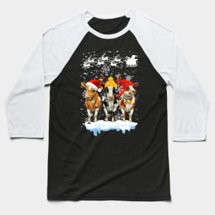 baby cow christmas cute cow Baseball T-Shirt